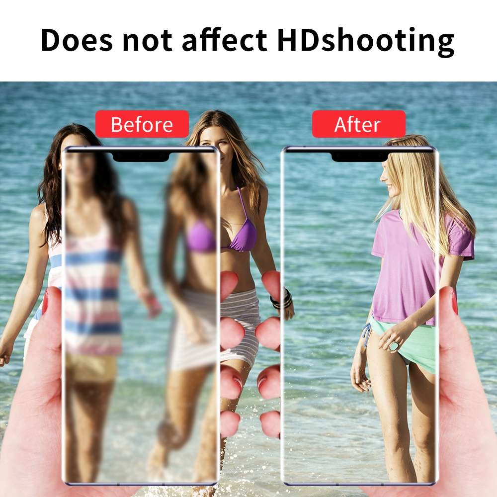For Huawei Mate 30 Pro 9D Transparent Rear Camera Lens Protector Tempered Glass Film