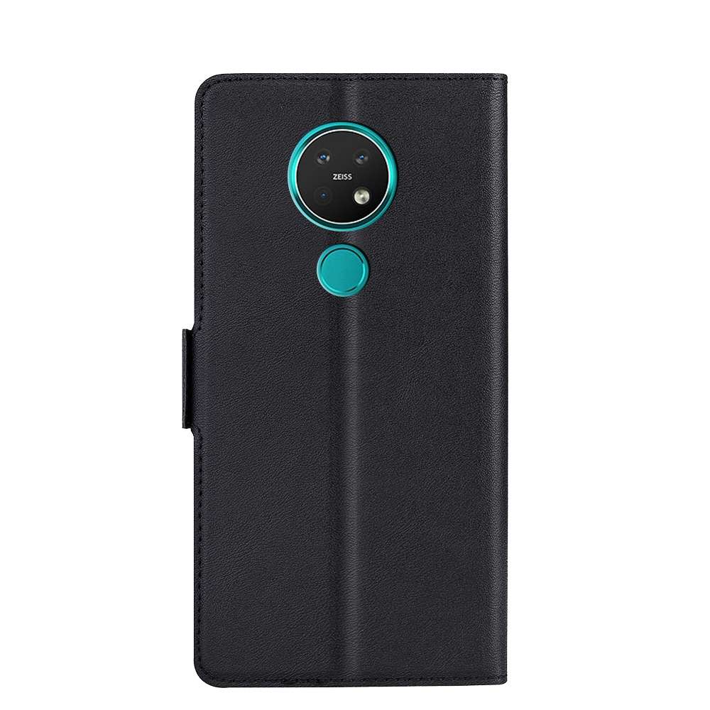 For Nokia 7.2 / 6.2 Ultra-thin Voltage Side Buckle PU + TPU Leather Phone Case(Black)