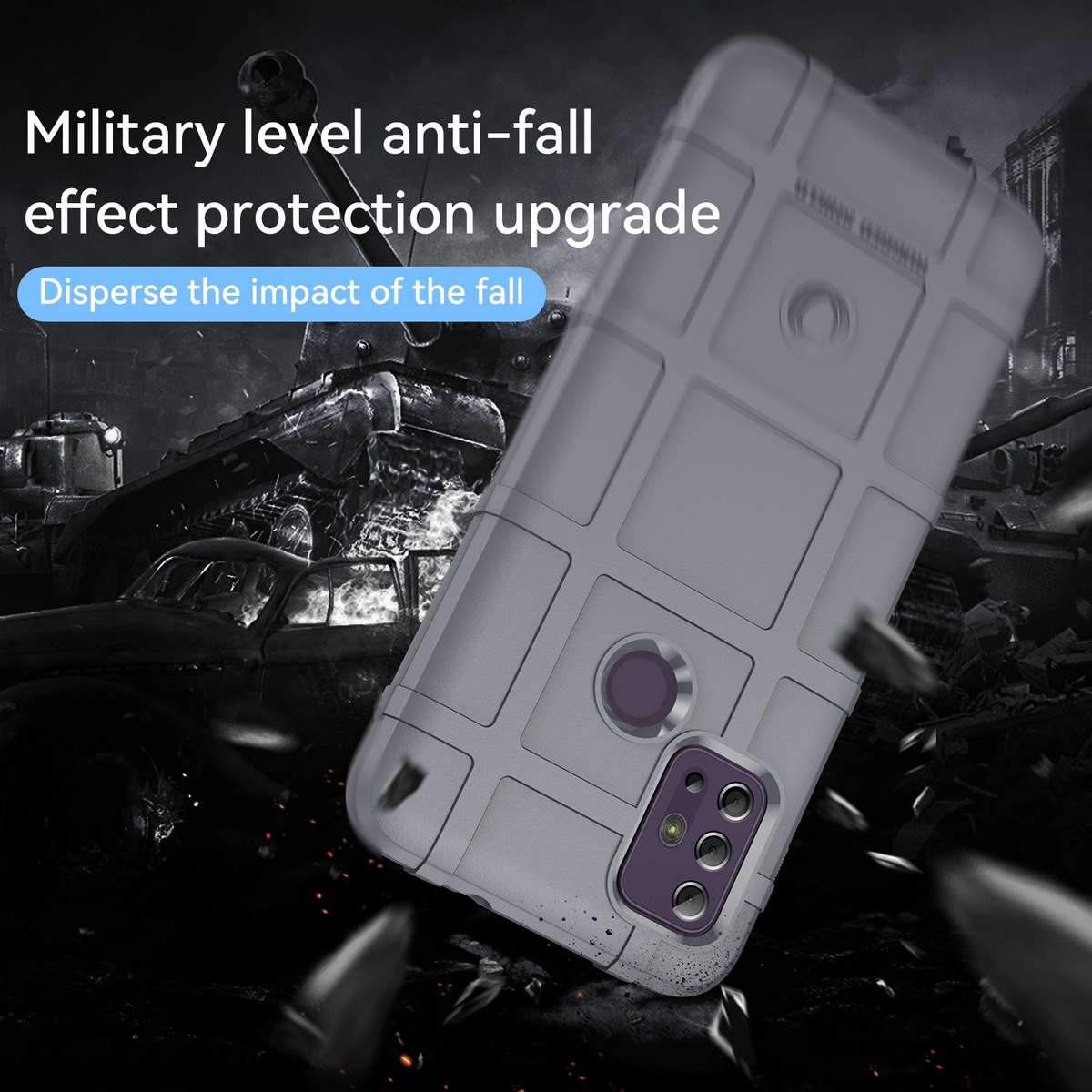 For Lenovo K13 Note / K13 Pro Full Coverage Shockproof TPU Phone Case(Grey)