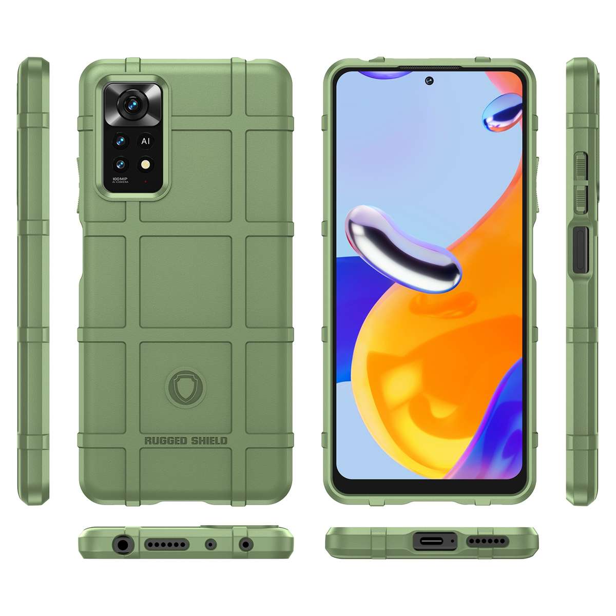 For Xiaomi Redmi Note 11 Pro 4G/Redmi Note 11 Pro 5G Global Full Coverage Shockproof TPU Case(Blue)