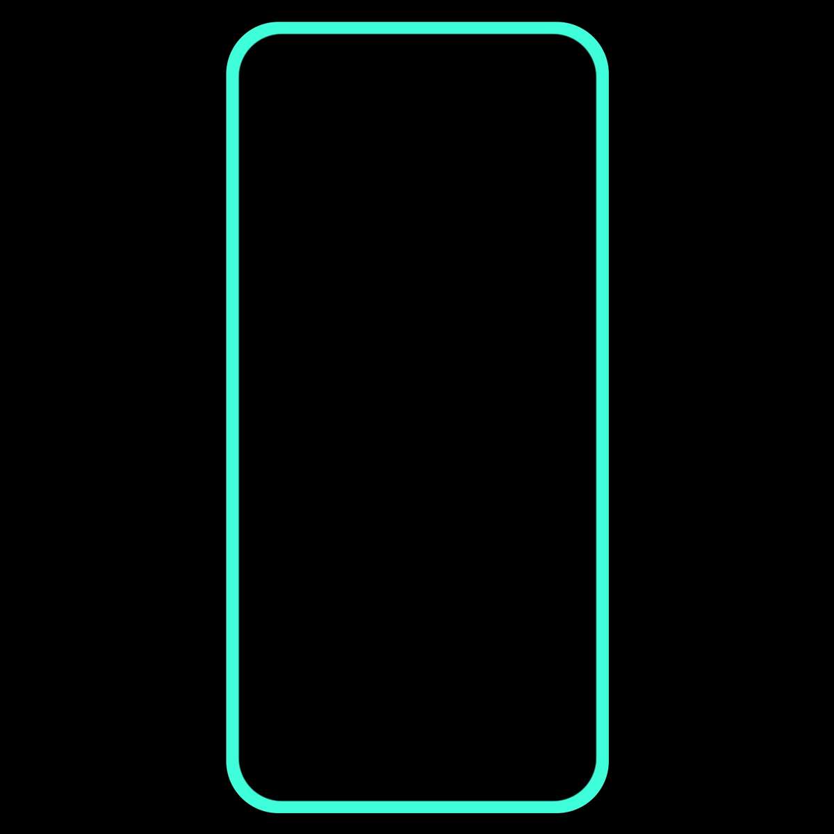 For iPhone 13 mini 25pcs Luminous Shatterproof Airbag Tempered Glass Film