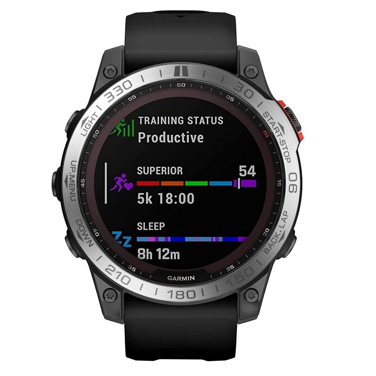Smartwatch Dial Bezel Ring Cover For Garmin Fenix 7X(Silver Ring Grey Characters)