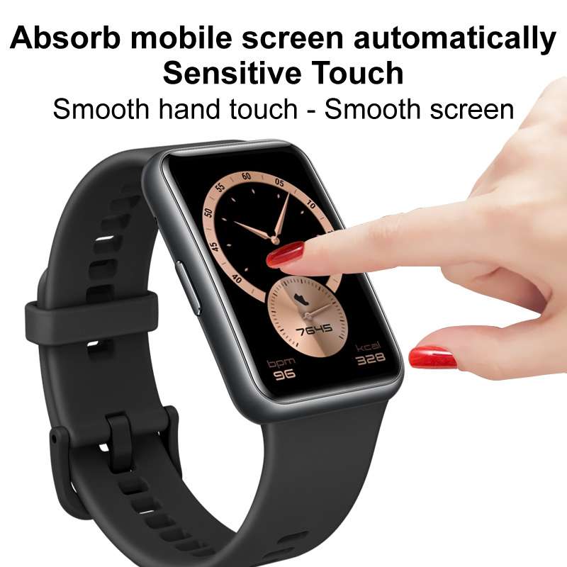 For TicWatch GTH Pro IMAK Plexiglass HD Watch Protective Film