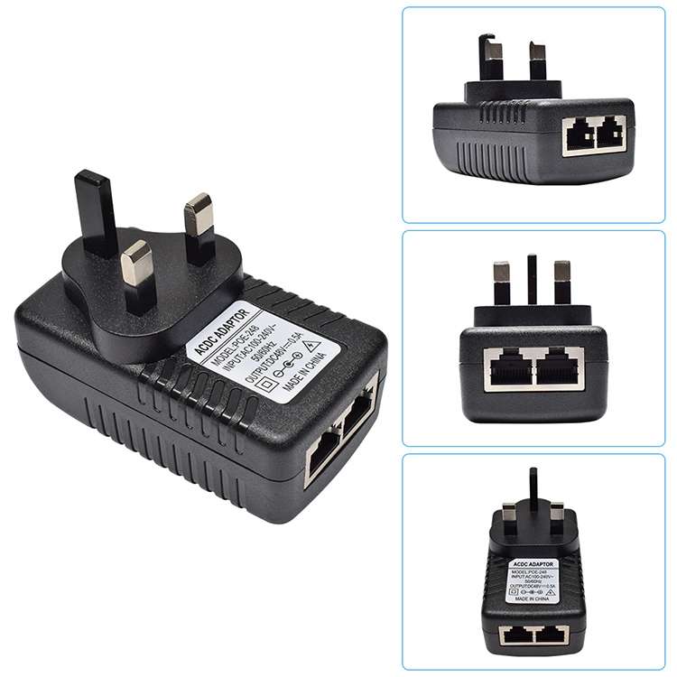 12V 1A Router AP Wireless POE / LAD Power Adapter(EU Plug)