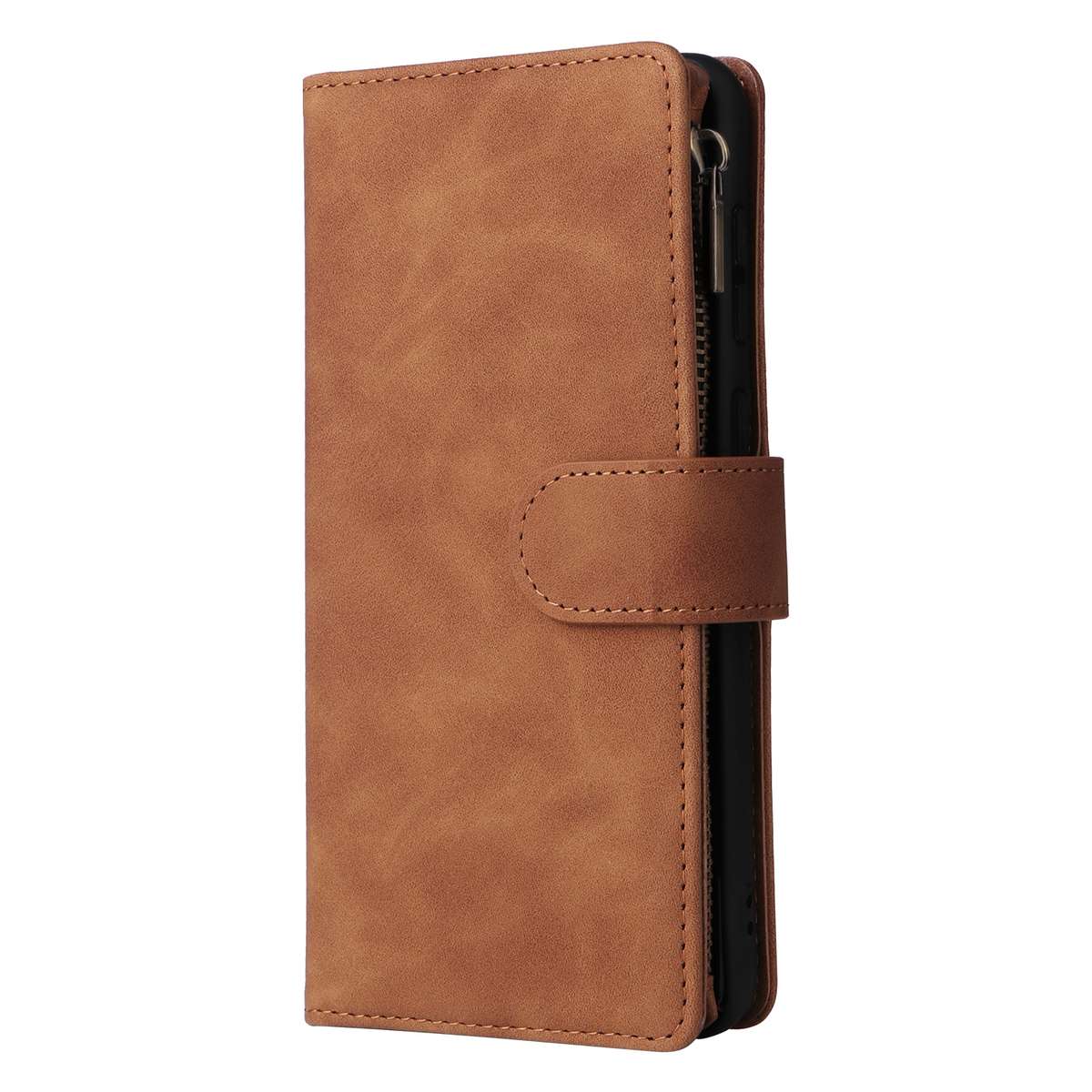 For Samsung Galaxy A33 5G Multifunctional Frosted Zipper Wallet Leather Phone Case(Blue)