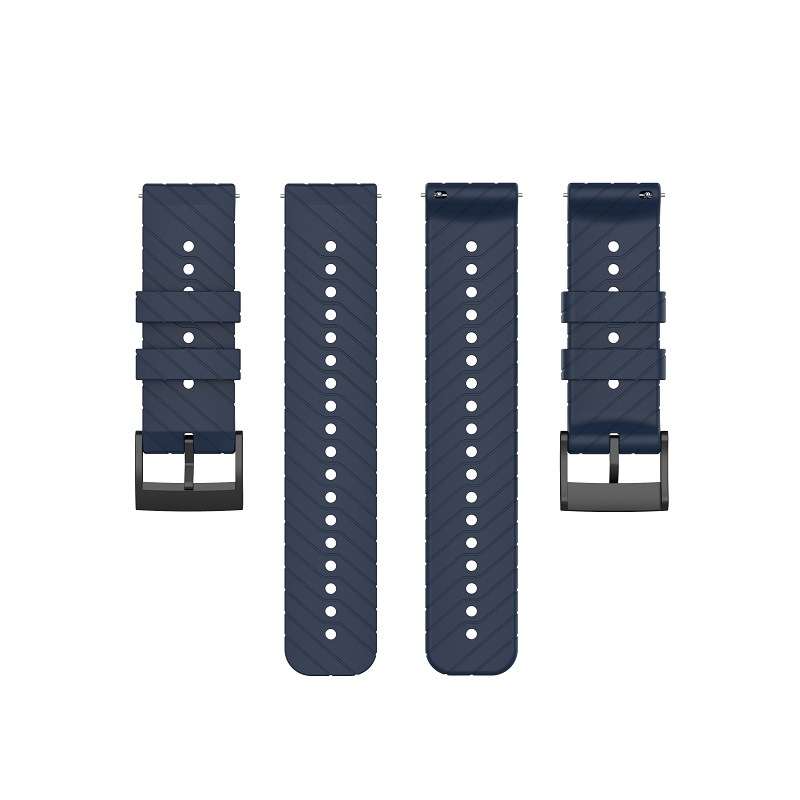 For Suunto 7 Lightning Silicone Watch Band(Midnight Blue)