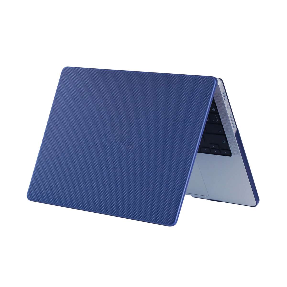 Dot Texture Double Sided Tanned Laptop Case For MacBook Pro 16.2 inch A2485 2021(Blue)