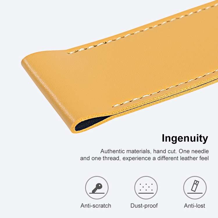 PU Leather Shockproof Protective Case for Apple Pencil 1 / 2(Grey)
