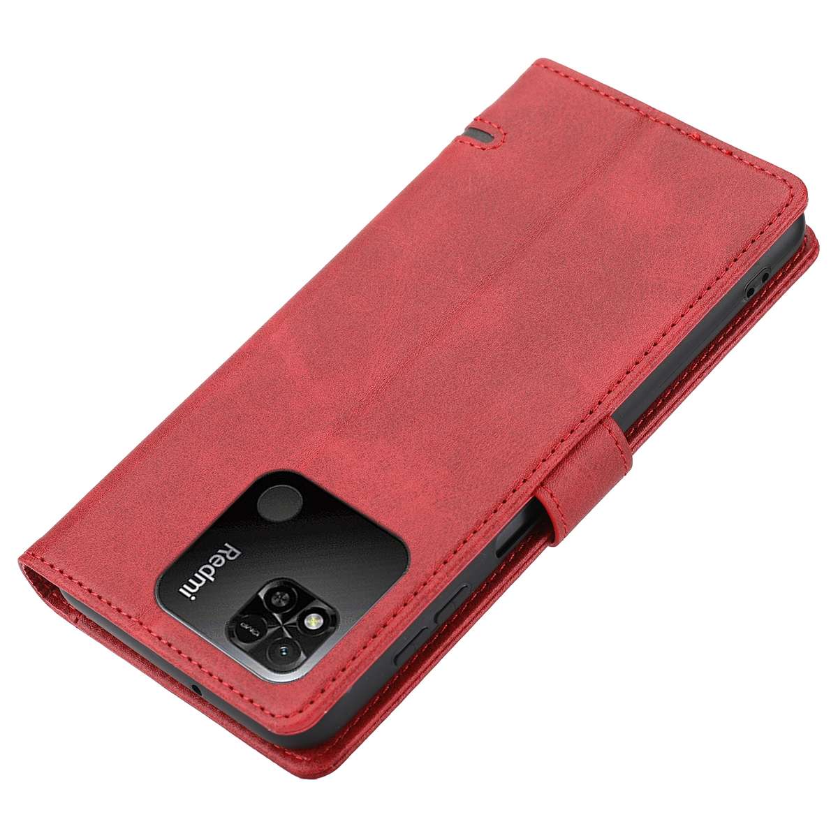 For Xiaomi Redmi 10C Classic Wallet Flip Leather Phone Case(Brown)