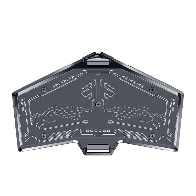 K8 Twin Turbo Semiconductor Mobile Phone Dedicated Back Clip Radiator(Gun Color)