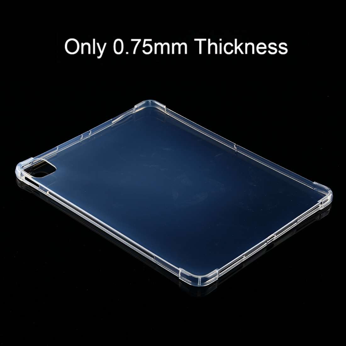 For iPad Pro 12.9 2022 / 2021 / 2020 0.75mm Shockproof Transparent TPU Tablet Case