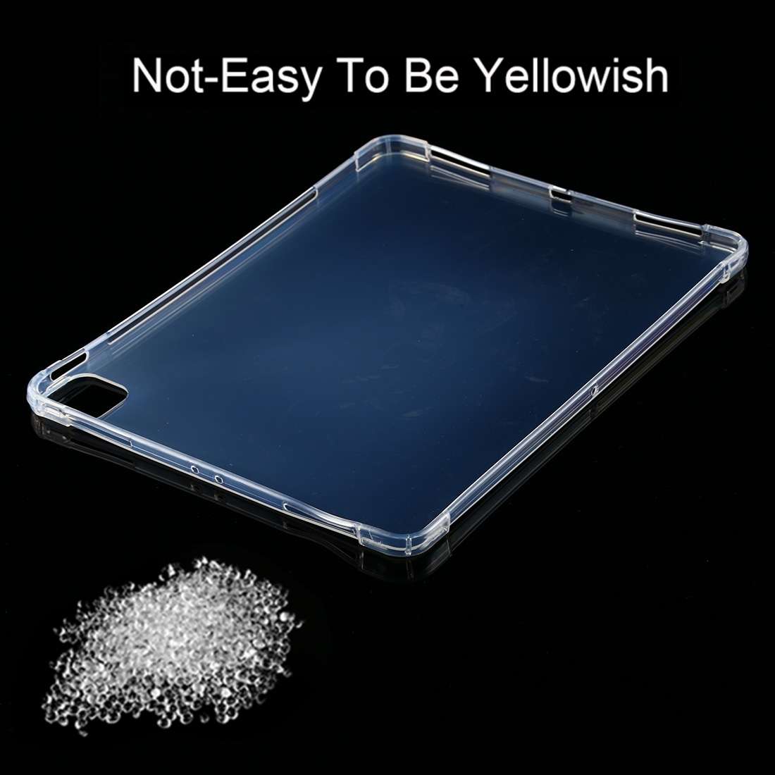 For iPad Pro 12.9 2022 / 2021 / 2020 0.75mm Shockproof Transparent TPU Tablet Case