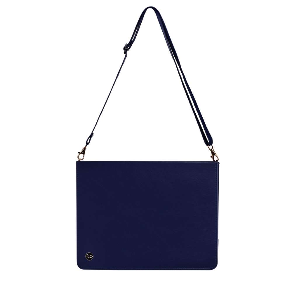 For Samsung Galaxy Tab S7 T870/T875 Envelope Solid Color Leather Tablet Case(Blue)
