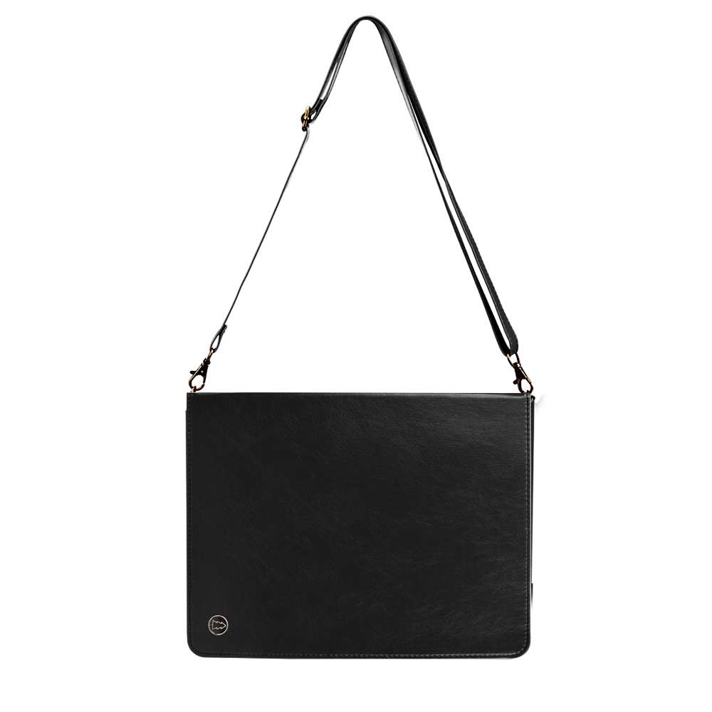 For Samsung Galaxy Tab S8 Envelope Solid Color Leather Tablet Case(Black)