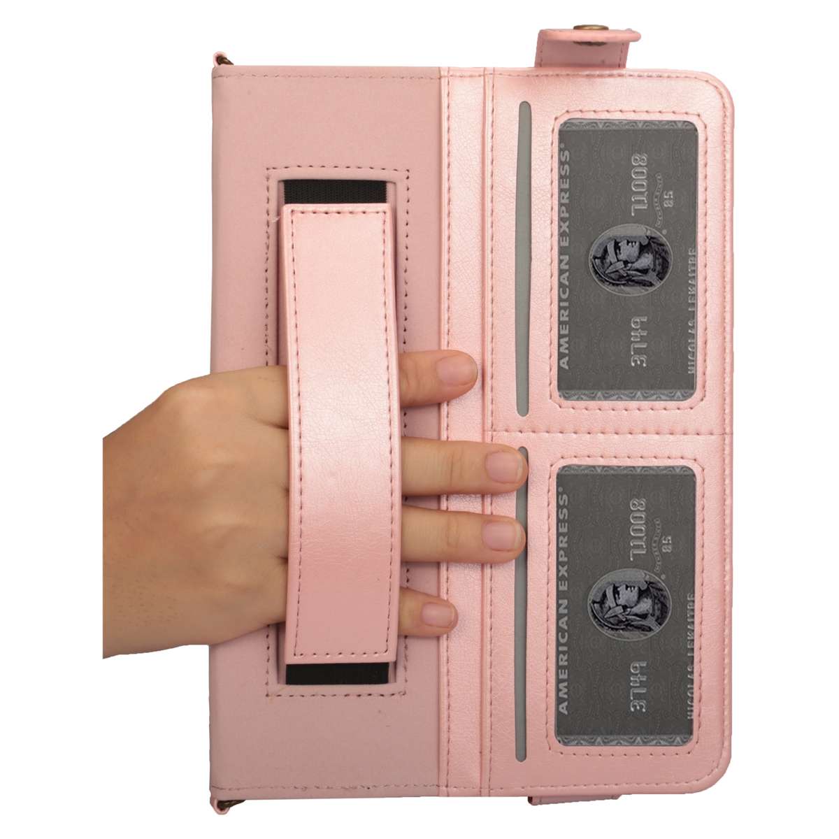 For Samsung Galaxy Tab S5e T720/T725 Envelope Solid Color Leather Tablet Case(Rose Gold)