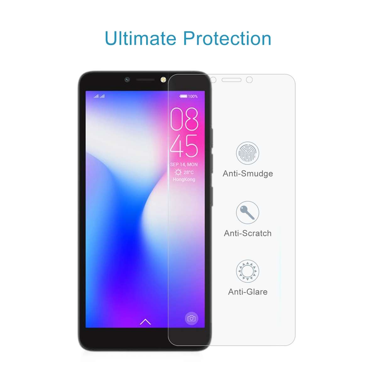 10 PCS 0.26mm 9H 2.5D Tempered Glass Film For Tecno Pop 2 Pro