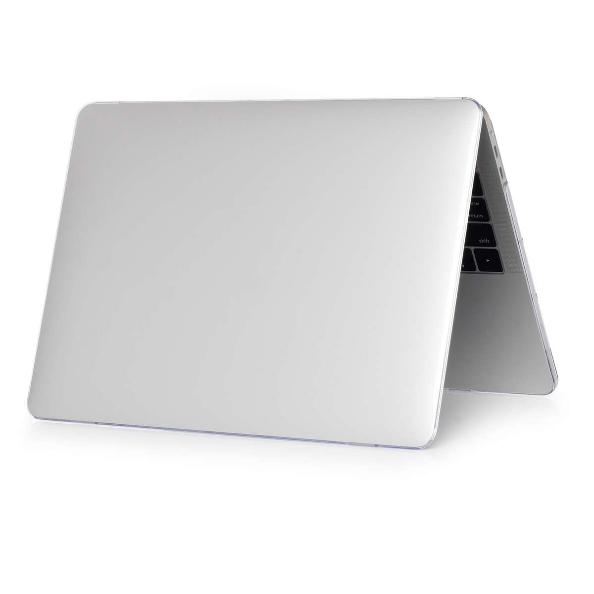 Laptop Matte Style Protective Case For MacBook Air 13.6 2025 / 2023 / 2022(Transparent)