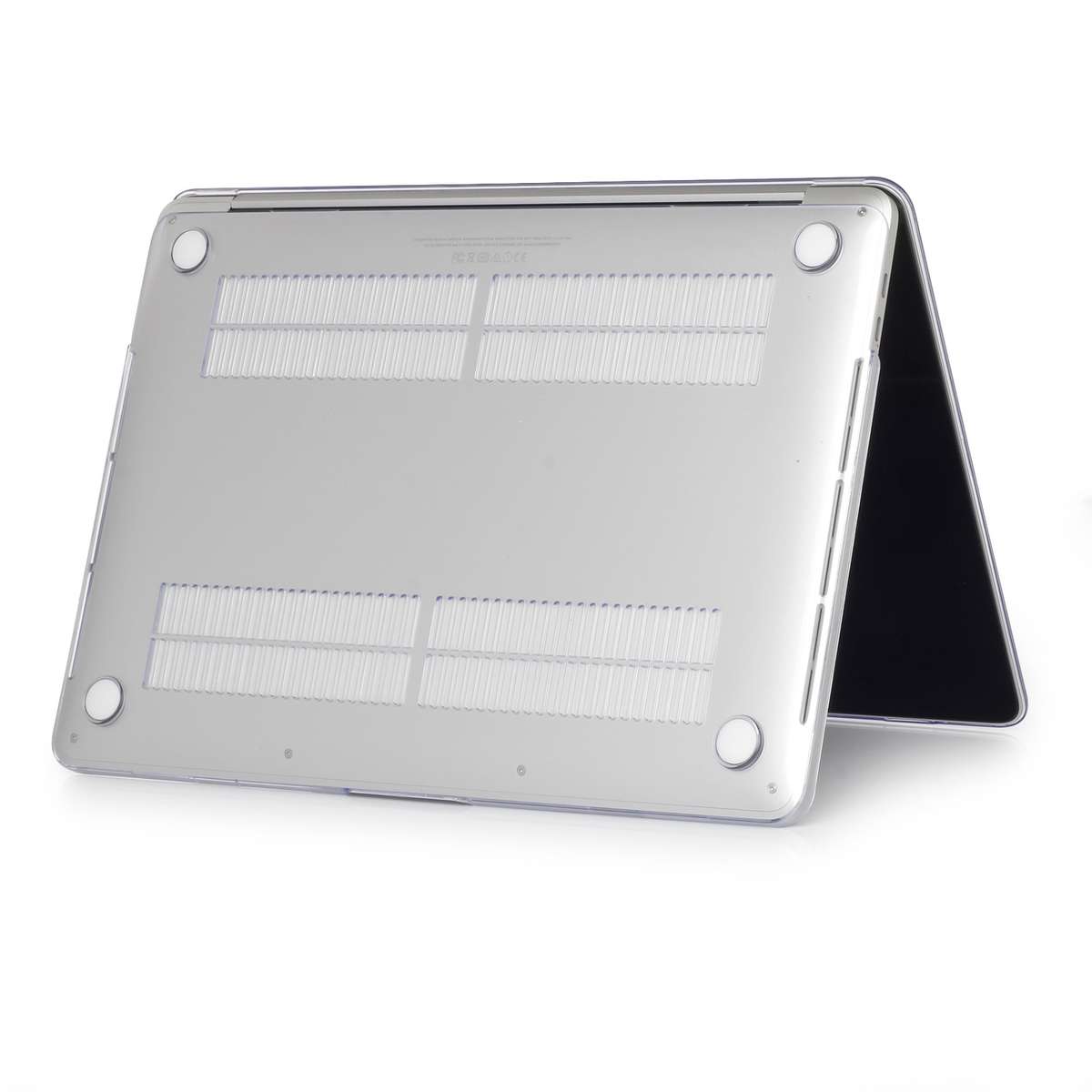 Laptop Matte Style Protective Case For MacBook Air 13.6 2025 / 2023 / 2022(Transparent)