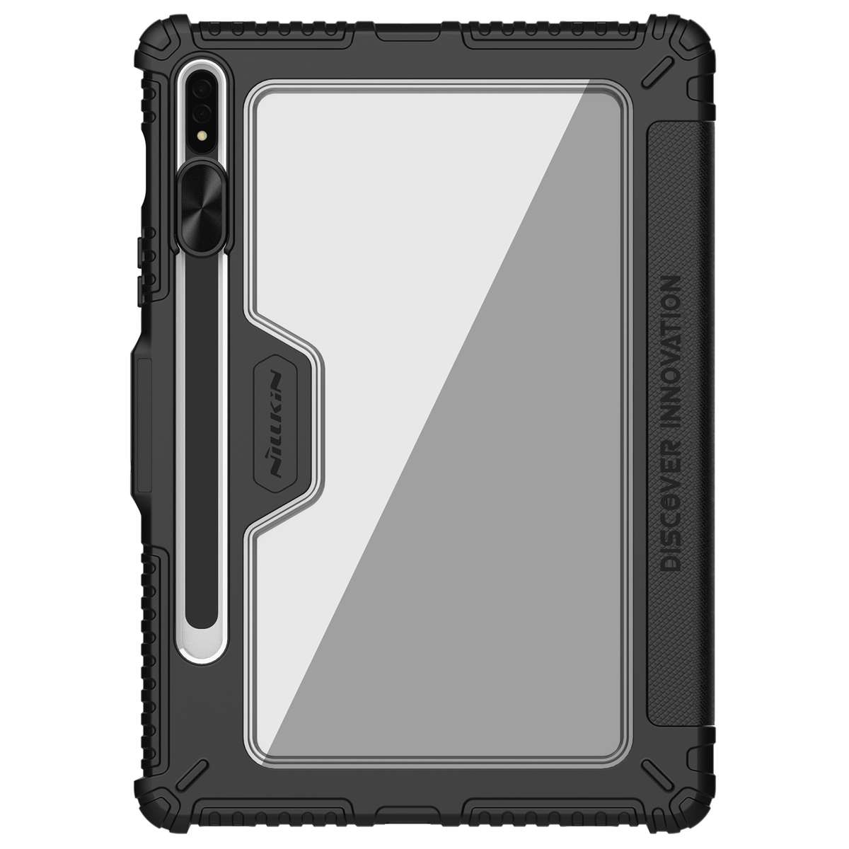 For Samsung Galaxy Tab S7 NILLKIN Bumper Pro Camshield Tablet Leather Case(Black)