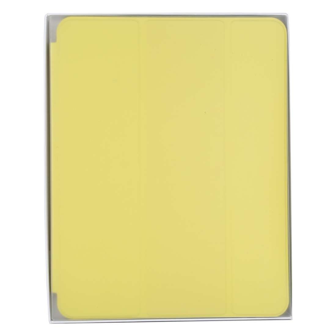 For iPad Pro 12.9 inch (2020/2021) 3-fold Horizontal Flip Smart Leather Tablet Case w ... (Yellow)