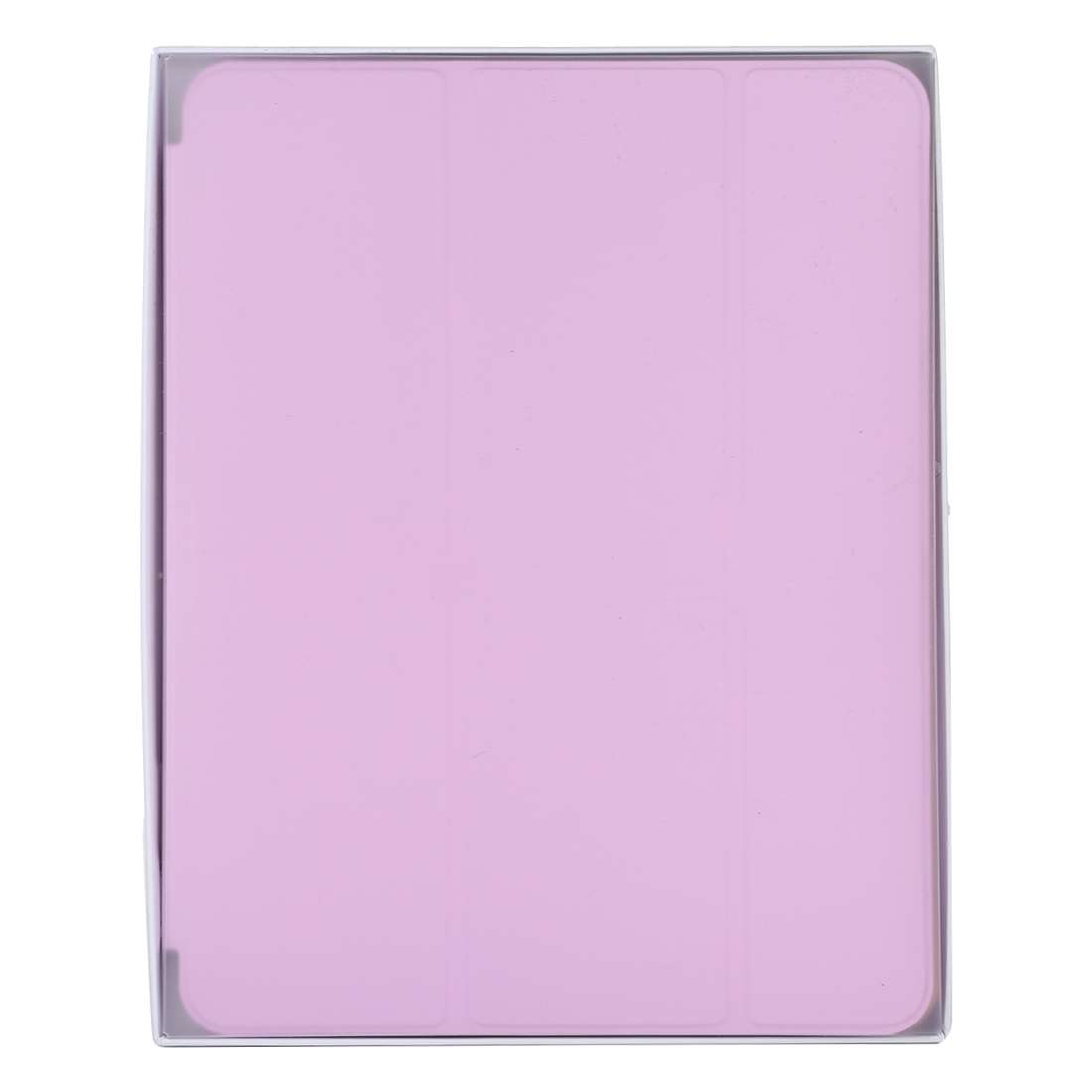 For iPad Pro 12.9 inch (2020/2021) 3-fold Horizontal Flip Smart Leather Tablet Case wit ... (Pink)