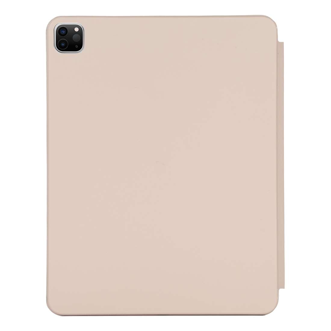 For iPad Pro 12.9 inch (2020/2021) 3-fold Horizontal Flip Smart Leather Tablet Case wit ... (Grey)