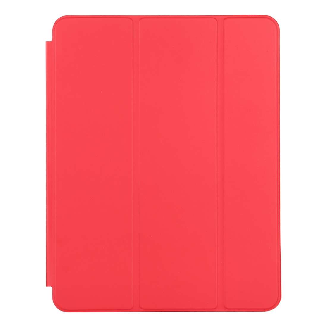 For iPad Pro 12.9 inch (2020/2021) 3-fold Horizontal Flip Smart Leather Tablet Case with ... (Red)
