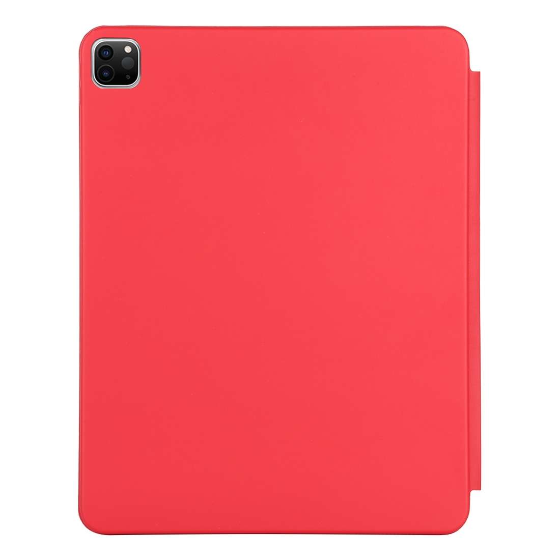For iPad Pro 12.9 inch (2020/2021) 3-fold Horizontal Flip Smart Leather Tablet Case with ... (Red)