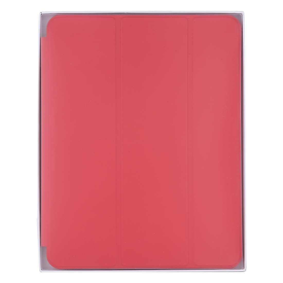 For iPad Pro 12.9 inch (2020/2021) 3-fold Horizontal Flip Smart Leather Tablet Case with ... (Red)