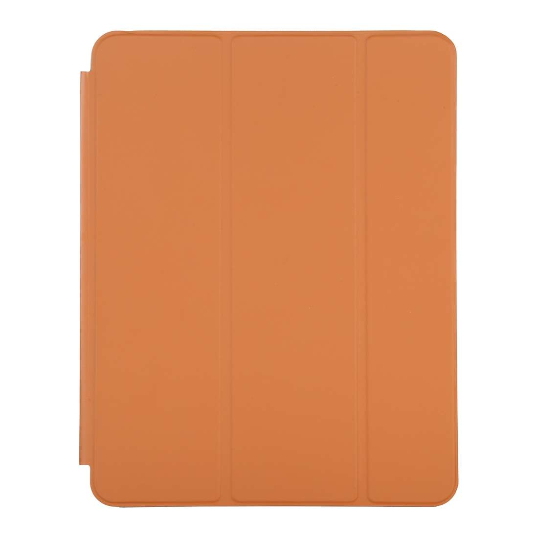 For iPad Pro 12.9 inch (2020/2021) 3-fold Horizontal Flip Smart Leather Tablet Case w ... (Orange)