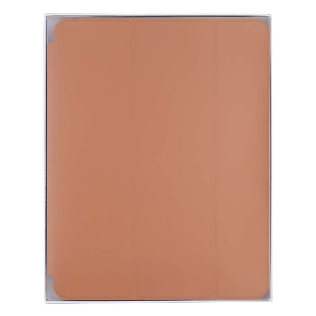 For iPad Pro 12.9 inch (2020/2021) 3-fold Horizontal Flip Smart Leather Tablet Case w ... (Orange)