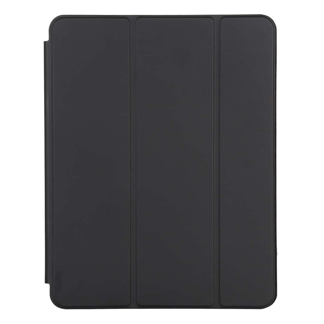 For iPad Pro 12.9 inch (2020/2021) 3-fold Horizontal Flip Smart Leather Tablet Case wi ... (Black)