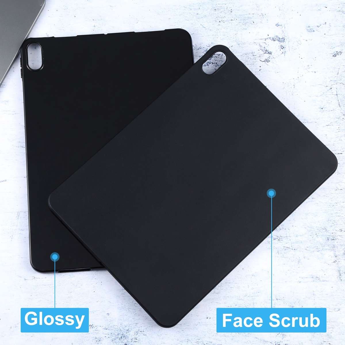 For iPad 10.2 2019 / 2020 / 2021 TPU Tablet Case(Black)