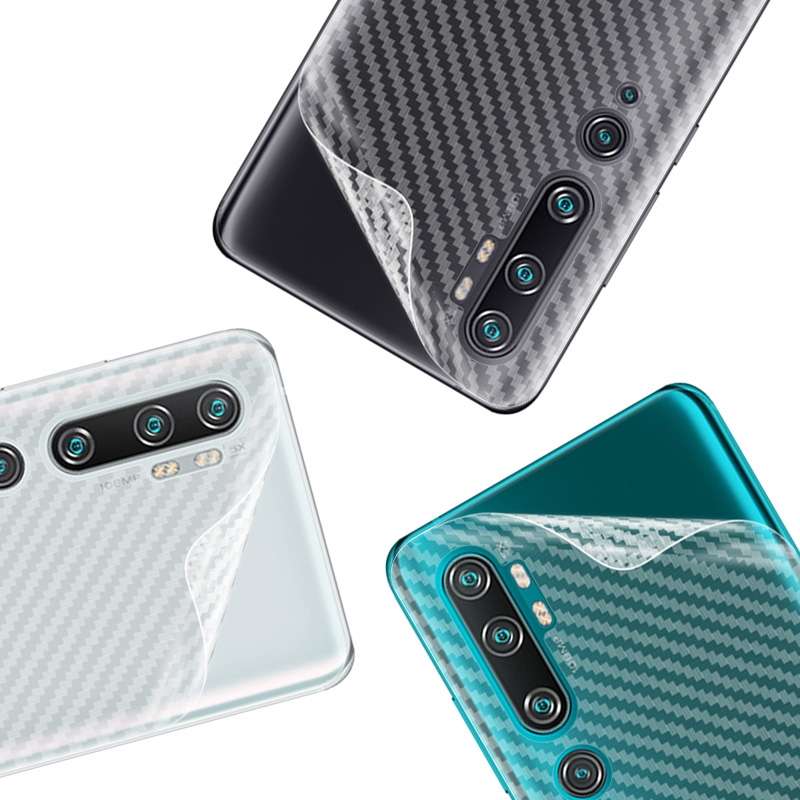 For Xiaomi Mi CC9 Pro IMAK Carbon Fiber Pattern PVC Back Protective Film