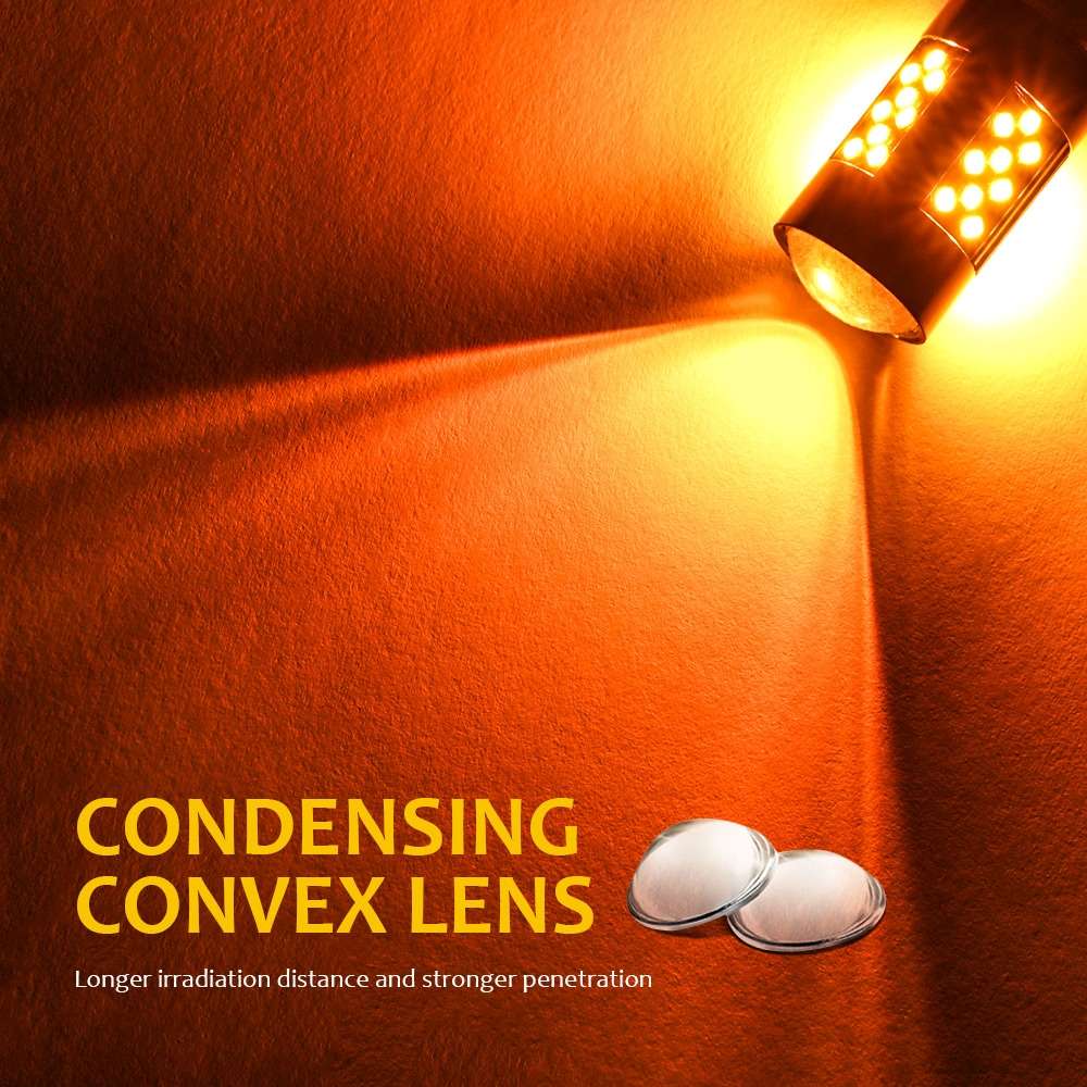 1 Pair 1157 12V 7W Continuous Car LED Fog Light(Red Light)