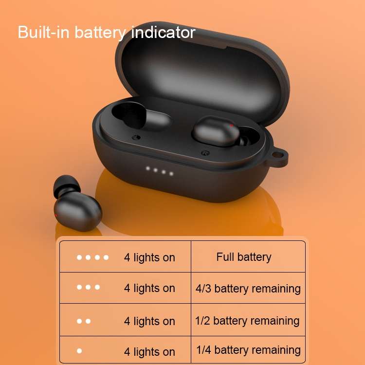 For Xiaoimi HAYLOU GT1 Pro Bluetooth Earphone Protective Case with Buckle(Midnight Blue)