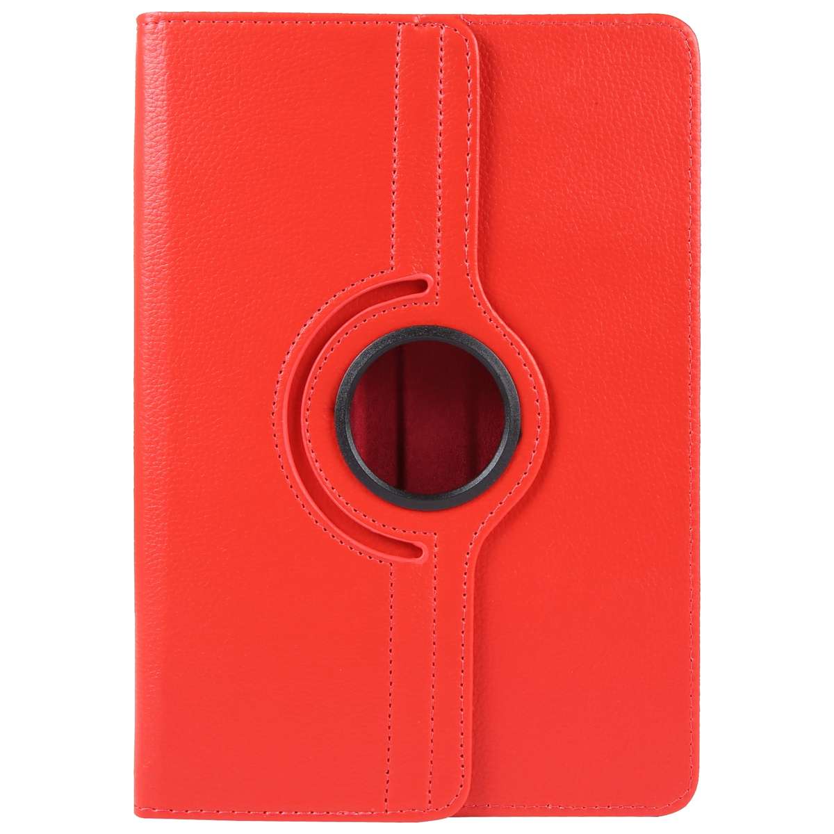 For 7 inch Tablet 360 Degree Rotation Litchi Texture Flip Leather Tablet Case(Red)