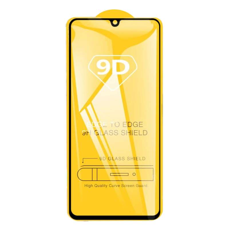 For Galaxy M21 25 PCS 9D Full Glue Full Screen Tempered Glass Film