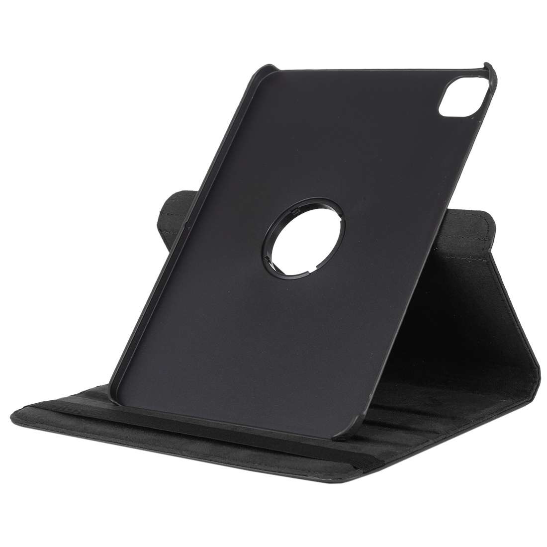 For iPad Air 13 2024 / iPad Pro 12.9 2022 / 2021 / 2020 Litchi Texture Horizontal Flip ... (Black)