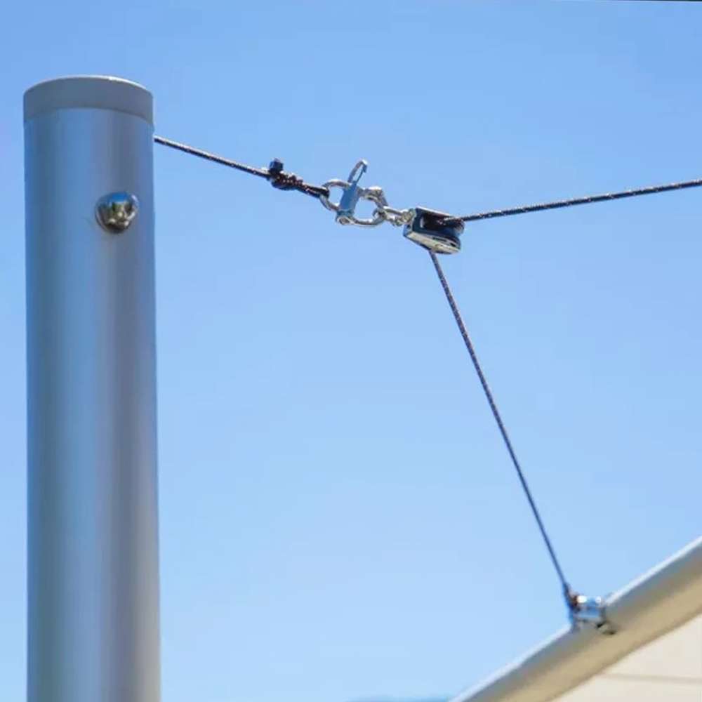 2 PCS 316 Stainless Steel Fixed Spring Shackle, Size:35mm