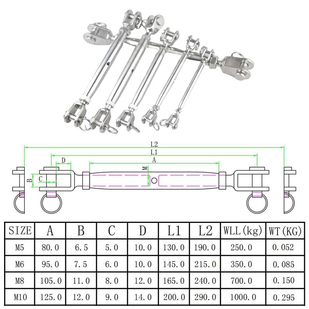 M5 304 Stainless Steel Flower Basket Screw