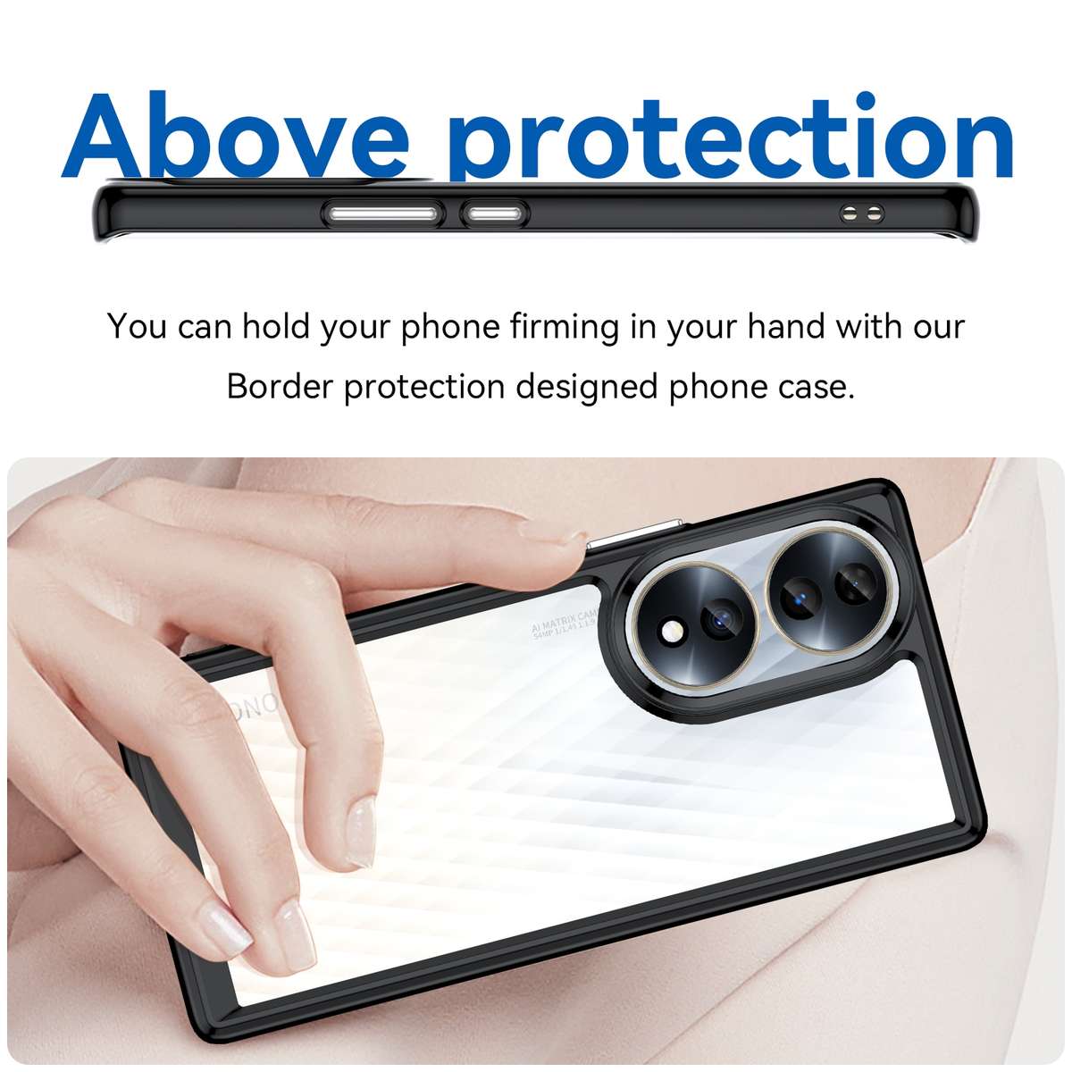 For Samsung Galaxy A04 Leather Phone Case(Blue)