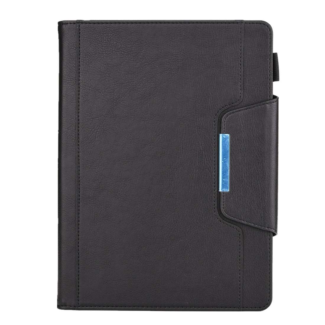 For iPad Pro 11 (2020) & (2018) Big Metal Button Business Tablet PC Protective Leather ... (Black)