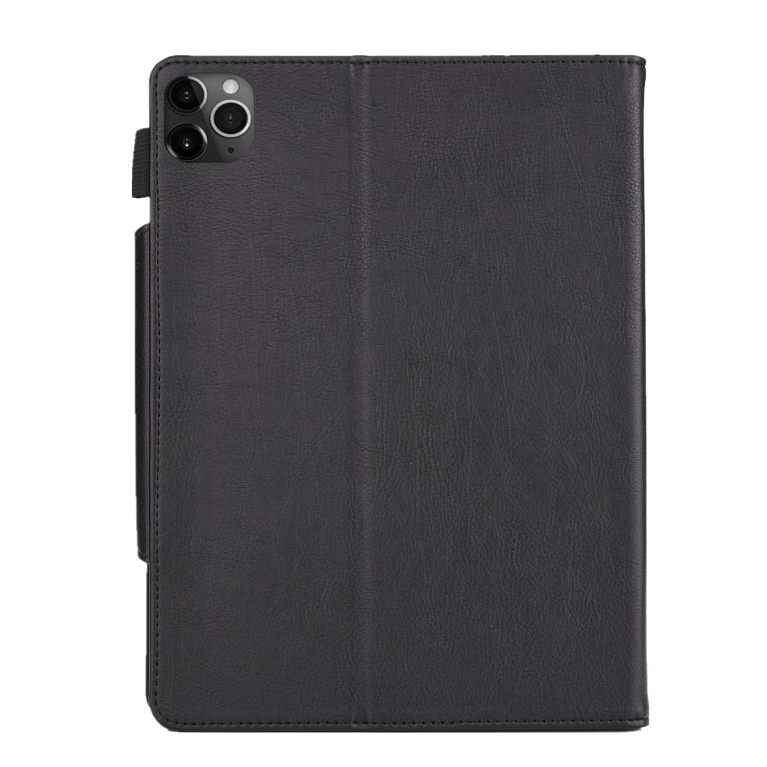 For iPad Pro 11 (2020) & (2018) Big Metal Button Business Tablet PC Protective Leather ... (Black)