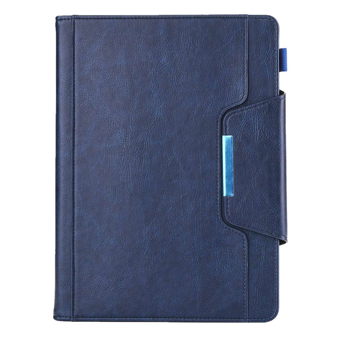For iPad Pro 11 (2020) & (2018) Big Metal Button Business Tablet PC Protective Leather ... (Blue)