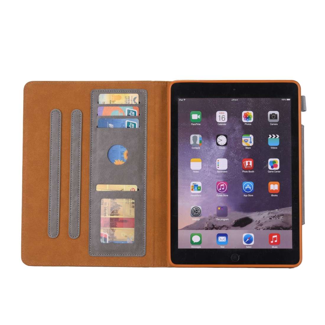For iPad Pro 11 (2020) & (2018) Big Metal Button Business Tablet PC Protective Leather ... (Gray)