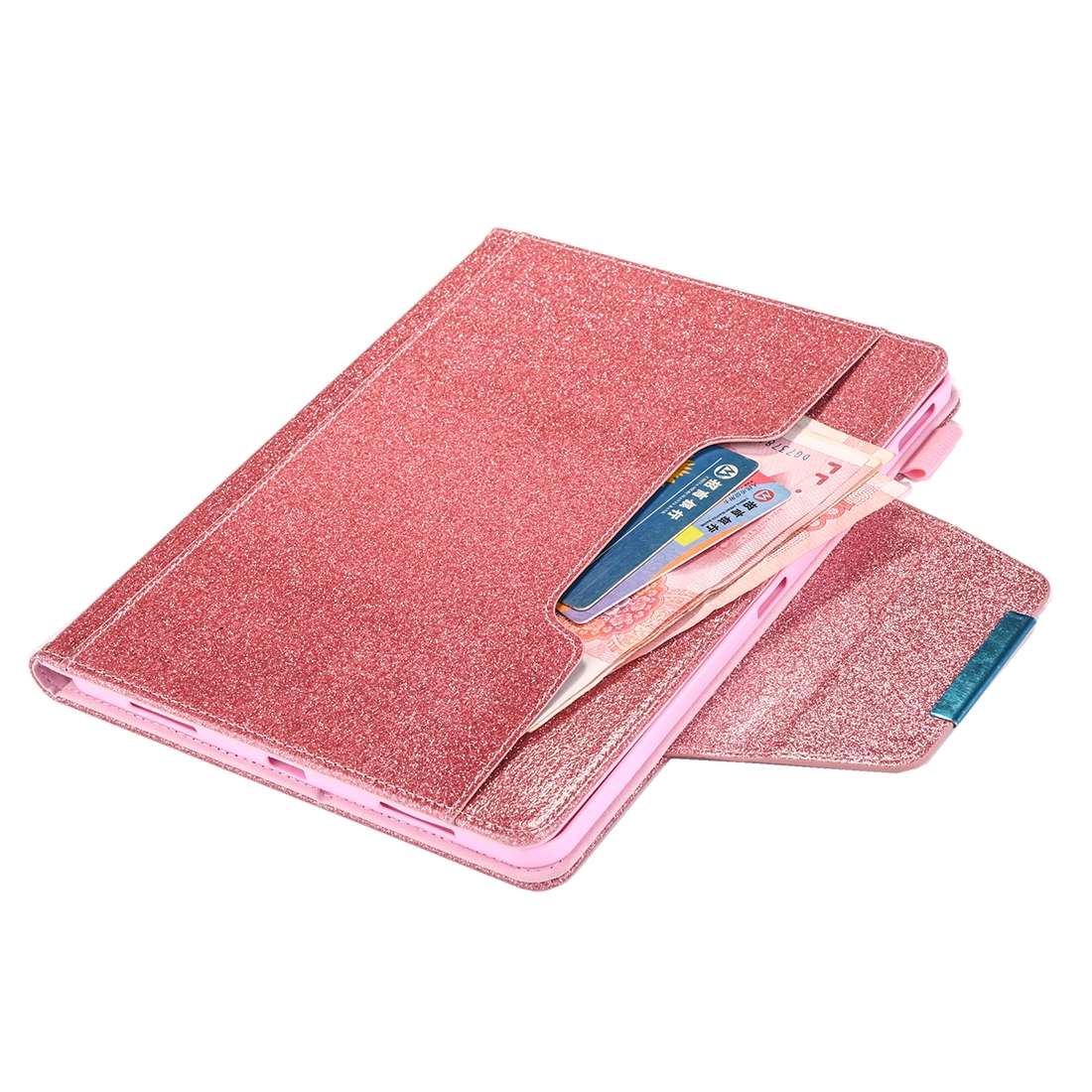 For iPad Pro 11 (2020) & (2018) Big Metal Button Business Tablet PC Protective Leather ... (Pink)