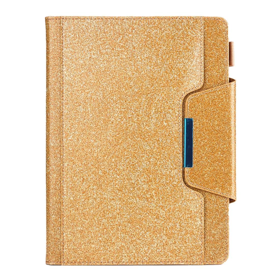 For iPad Pro 11 (2020) & (2018) Big Metal Button Business Tablet PC Protective Leather ... (Gold)