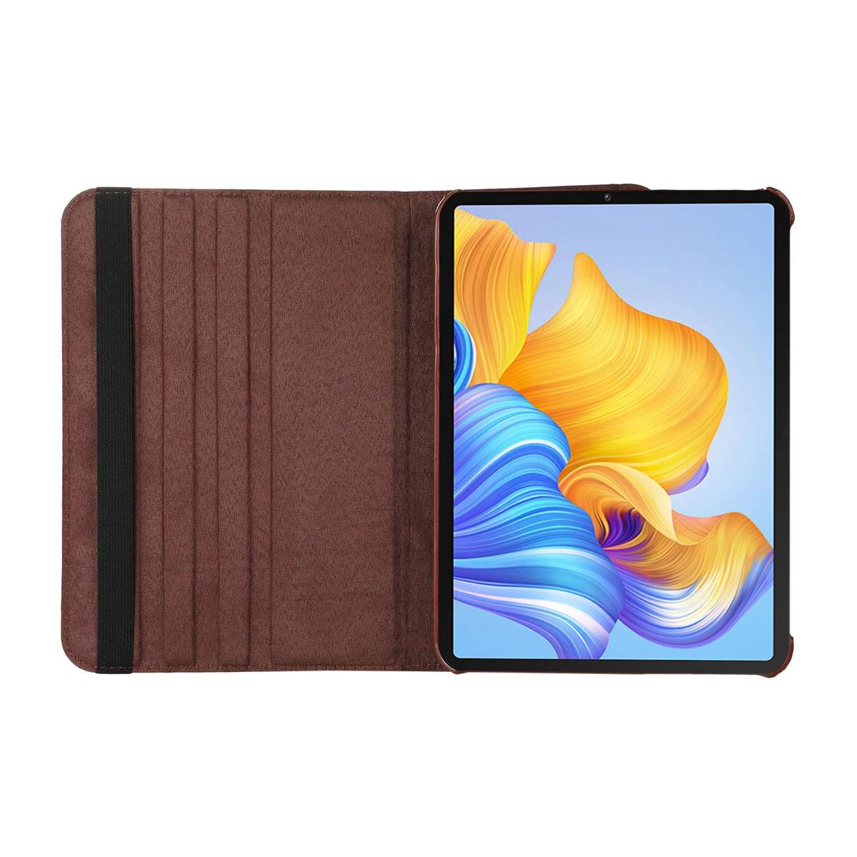 For iPad 2025 / 2022 360 Degree Rotation Litchi Texture Flip Leather Tablet Case w ... (Rose Gold)
