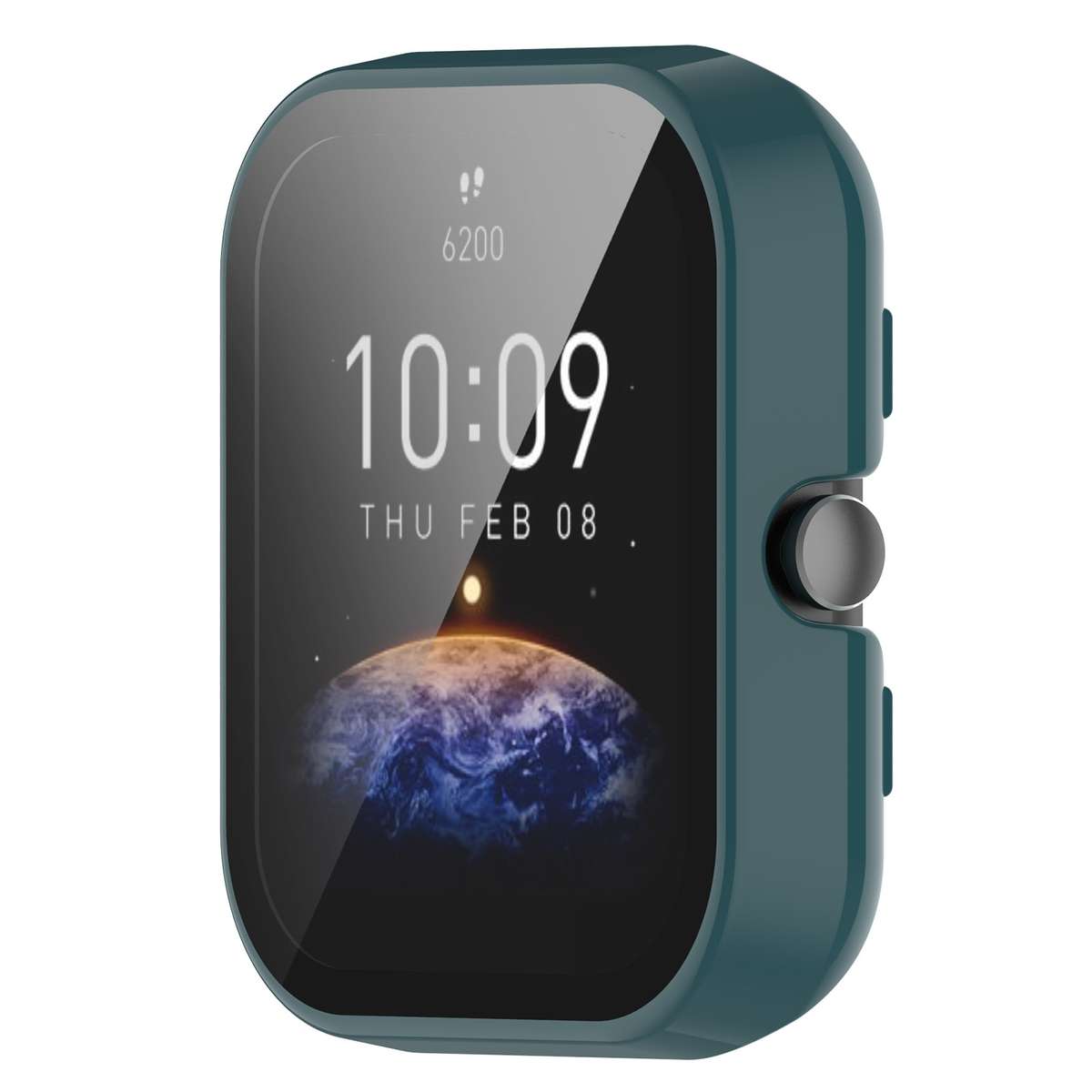 For Amazfit Bip3 / Bip3 Pro PC+ Toughened Film Fully Enclosed Protective Watch Case(Pine Green)